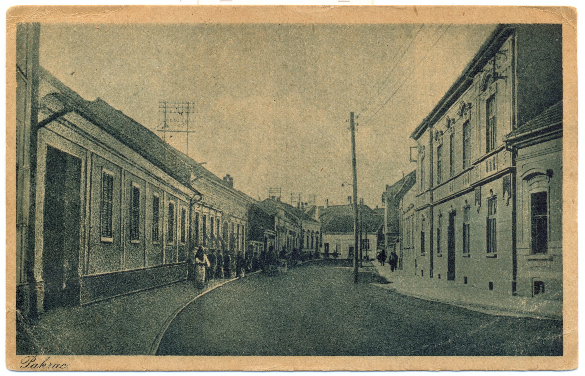 Današnja ulica kralja Tomislava Pakrac - 1922