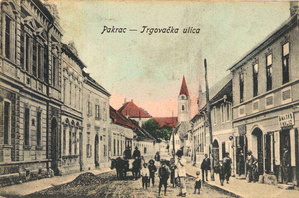 trgovacka-ulica-danasnja-ulica-gojka-suska-pakrac-1914